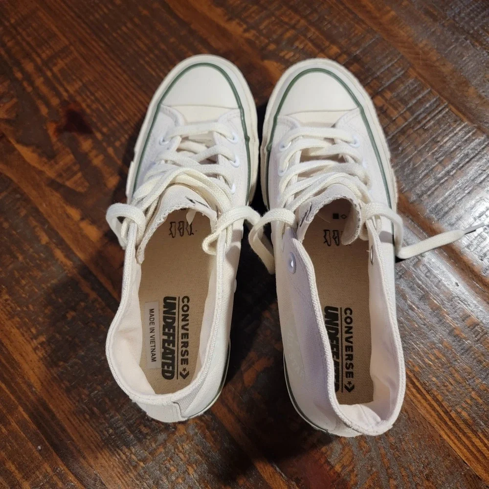Converse Undefeated x Chuck 70 Mid Parchment Chive - A00670C Mens 5.5 Womens 7.5